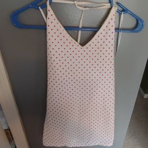Express Polka Dot Halter Top
